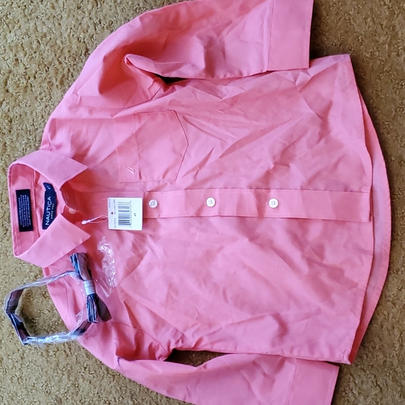 Nautica Other - Nautica Boys Dress Shirt - Shell Pink - 4T